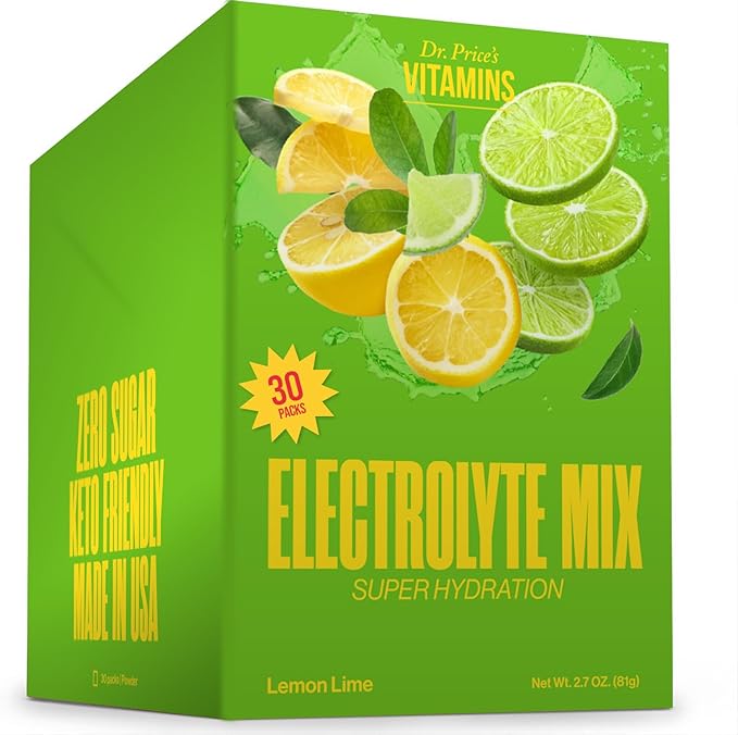 Dr. Price’s Electrolyte Mix | Sugar-Free Hydration Powder with 72+ Trace Minerals | No Sugar
