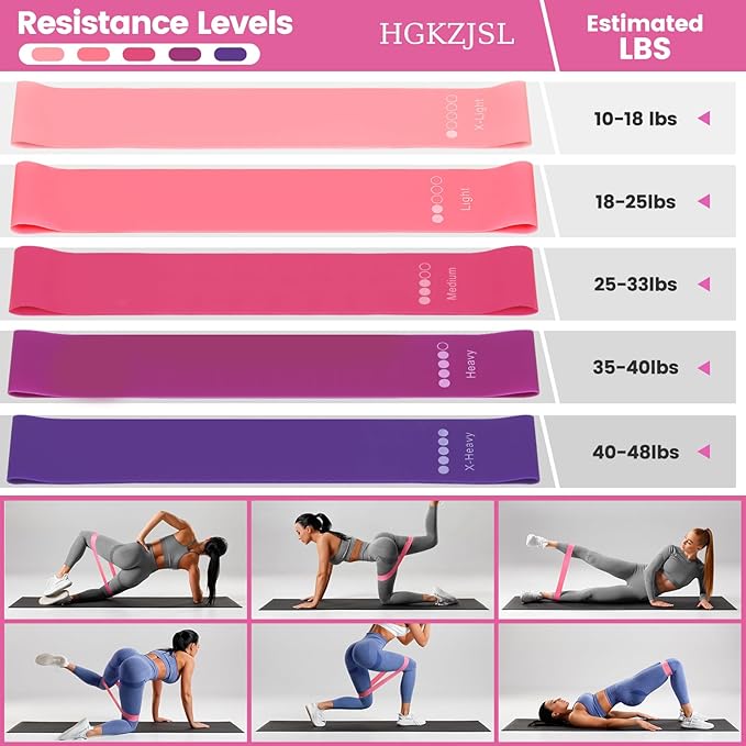 Home Pilates Essentials Kit for Women,Pilates Equipment Set with 9 Inch Yoga Ball,Figure 8