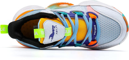 JMFCHI Kids Basketball Shoes High-top Sports Shoes Sneakers Durable Lace-up Non-Slip Running Shoes