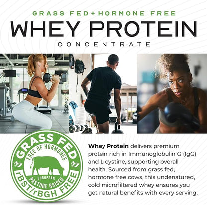 Muscle Feast Grass-Fed Whey Protein Concentrate Powder, All Natural, Hormone Free Pasture Raised