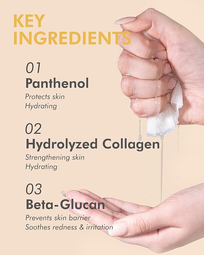 DERMAL Royal Jelly Collagen Essence Korean Facial Mask Sheet Pack of 10 - Intensive Moisture