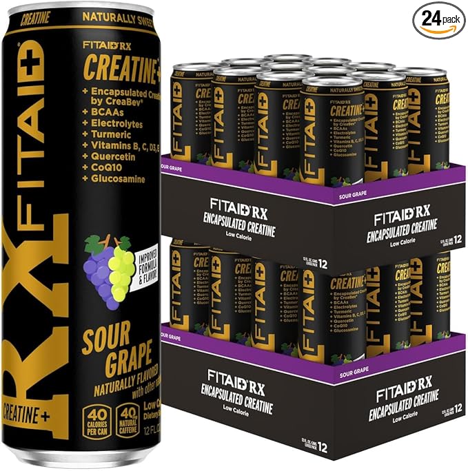 LIFEAID FITAID RX Recovery Blend Plus Creatine, BCAAs, Glucosamine, Turmeric, B-Complex