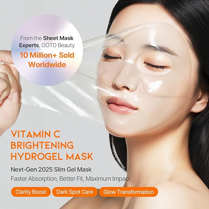 #OOTD Vitamin C Collagen Glutathione Hydrating & Firming Hydrogel Sheet Mask - Radiant Glow Gel