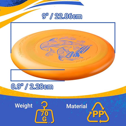 Wham-O Frisbee Go Flying Disc, 9 Inch Lightweight Sports Disc for Beginners Outdoor Beach Backyard