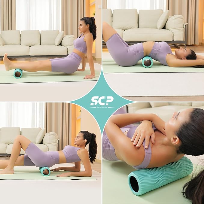 SUBCULTURE Pick Foam Roller - Medium Density Deep Tissue Massager for Muscle Massage and Myofascial