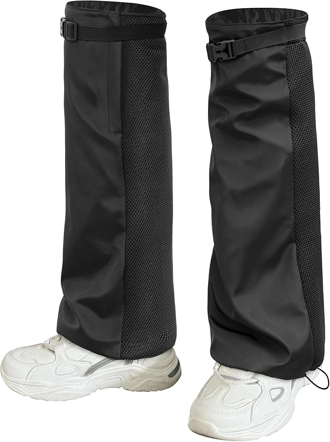 Tlswshsy 2Pcs Lawn Care Leg Gaiters, Breathable Leg Guard for Trimming, Adjustable Garden Trimming