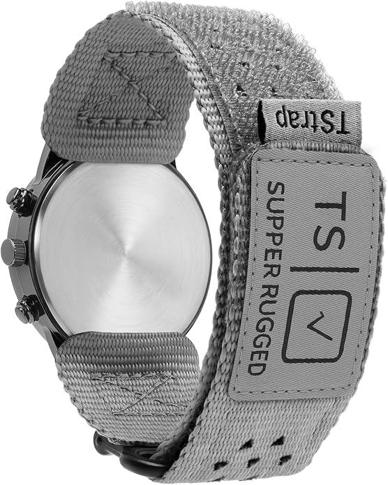 TStrap Nylon Sport Watch Band - Black Quick Release Watch Straps for Men Women - Athletic Military