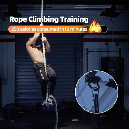 GSE Games & Sports Expert Gym Climbing Rope, Polyester Workout Rope for Indoor/Outdoor and Home