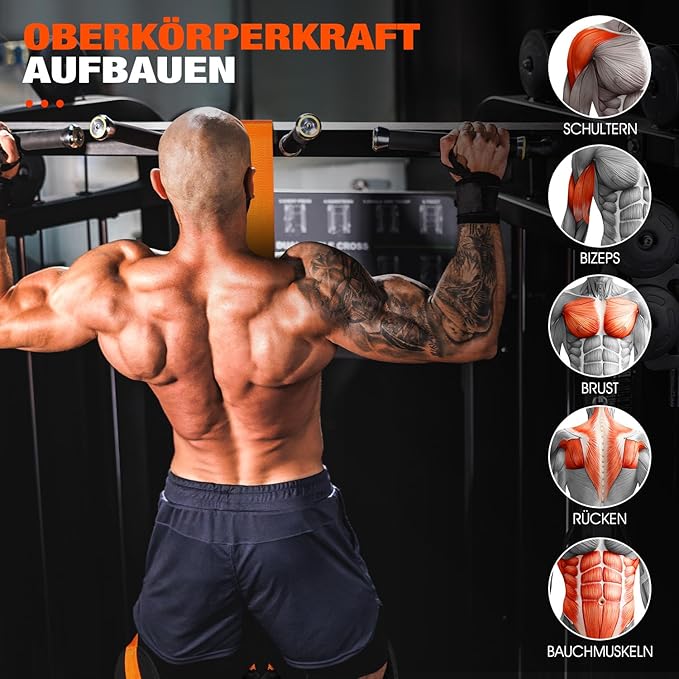 HPYGN Pull Up Assistance Bands, Heavy Duty Resistance Band for Pull Up Bar, Adjustable Weight/Size