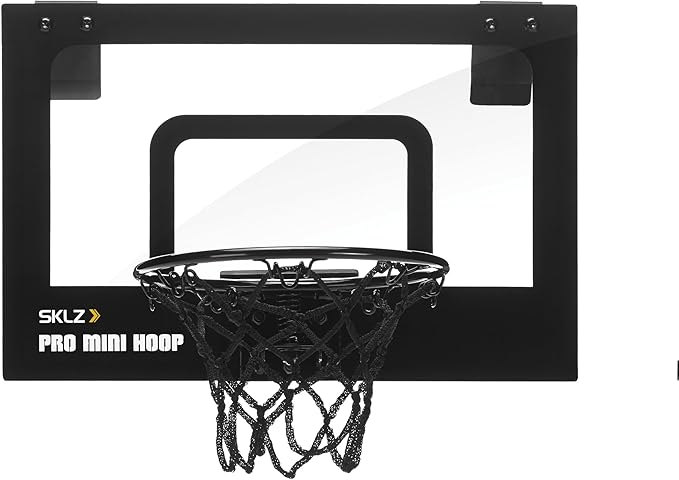 SKLZ Pro Mini Indoor Basketball Hoop - Over The Door ??Portable - Great For Home, Dorms, Offices