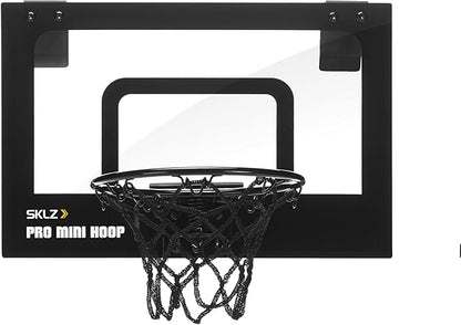 SKLZ Pro Mini Indoor Basketball Hoop - Over The Door ??Portable - Great For Home, Dorms, Offices