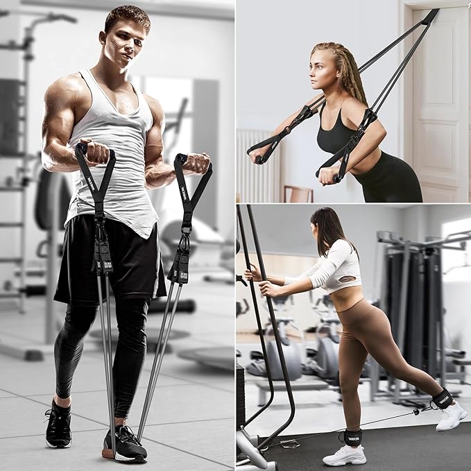 Heavy Resistance Bands for Working Out, 300lbs/360lb/420lb Exercise Bands Workout Bands with