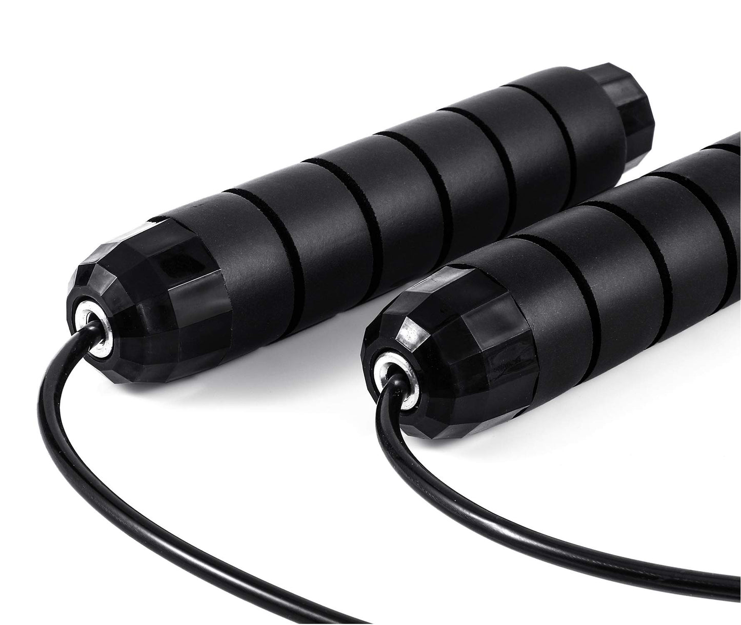BOOMIBOO Jump Rope, Adjustable Jump Ropes,Skipping Rope Tangle-Free Rapid Speed with Ball Bearings