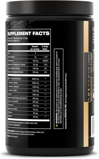 HOSSTILE SILO[9] Essential Amino Acids, EAA & BCAA Powder, Electrolyte Hydration Support, Enhance