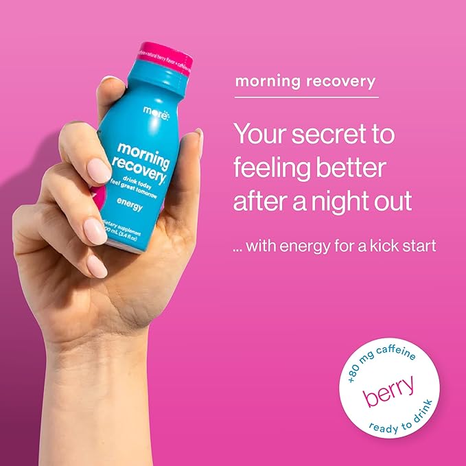 Morning Recovery, Electrolyte with Energy, Milk Thistle Drink Proprietary Formulation to Hydrate