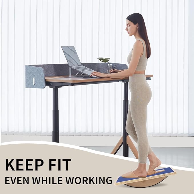 Balance Board Professional Wobble Board for Adults Anti-Slip 350LBS Balance Boards for Physical