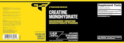 Primaforce Creatine Monohydrate Supplement – 1.5 KG - Micronized Powder