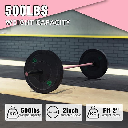 PROOFGOLD 6.6ft/7ft Olympic Barbell Bar 35Lb(15kg)/45LB(20kg) Barbell,Bench Press Bar for Squats