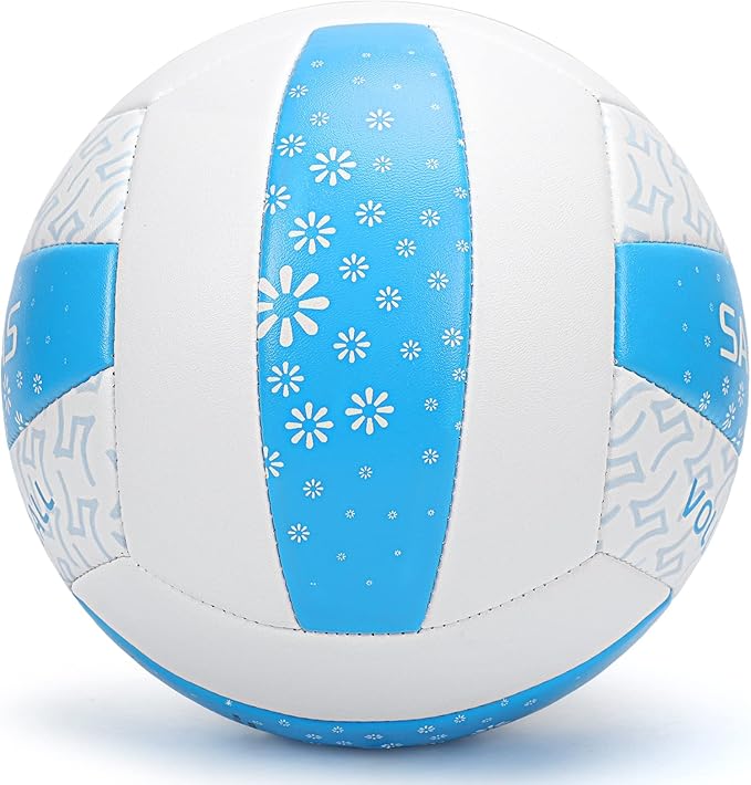 Beach/Water/Sand Volleyballs, Outdoor/Indoor Official Size, Soft Touch Volleyball for Beginners