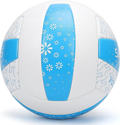 Beach/Water/Sand Volleyballs, Outdoor/Indoor Official Size, Soft Touch Volleyball for Beginners