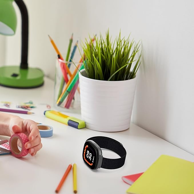 Compatible with Fitbit Ace LTE, Quick Release Nylon HOOK LOOP Sport Strap Accessory Fit for Fitbit