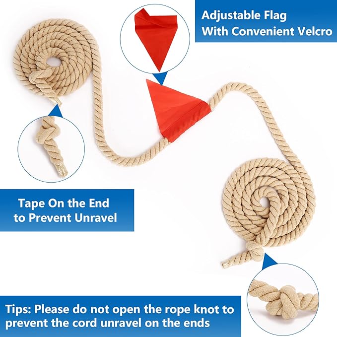 Outdoor Games Tug of War Rope for Kids and Adults, Field Day Family Reunion Birthday Party Games