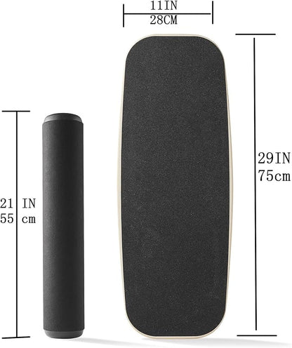 Balance Board Surf Trainer with Adjustable Stoppers - 2 Different Distance Options Balance Board