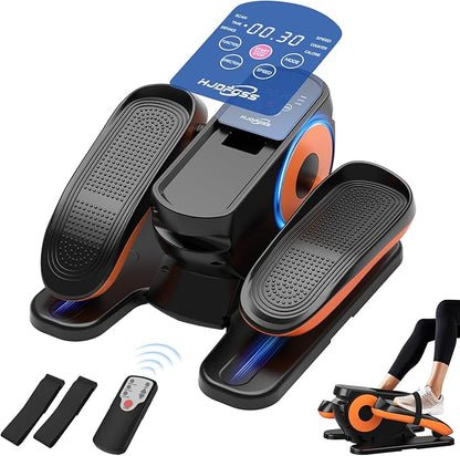 Under Desk Elliptical Machine, Ellipse Leg Exerciser as Seen on Tv for Seniors Adults with 12