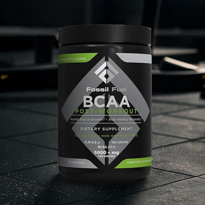 Fossil Fuel BCAA Sugar-Free Post-Workout Powder with BCAA?™s, Glutamine, Vitamin B6 After Workout