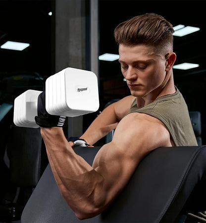 15LB 20LB 40LB 50LB Adjustable Dumbbell Set Free Weights Dumbbells Set for Women Men Hand Weights