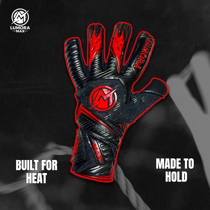 Goalkeeper Gloves-Professional Negative Cut Goalie Gloves with Contact Max Grip, 4mm Foam Padding &