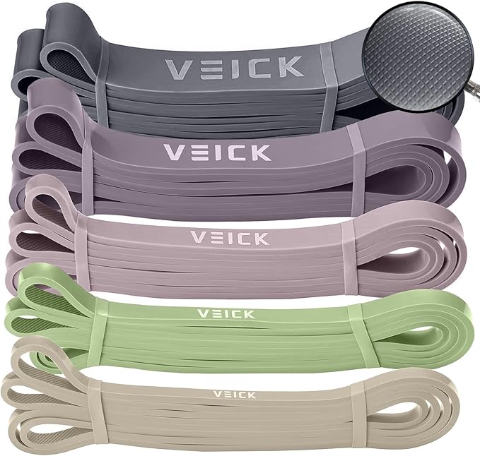 VEICK Resistance Bands for Working Out, Exercise Bands, Workout Bands, Pull Up Assistance Bands