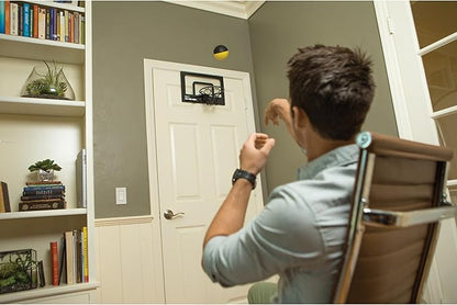 SKLZ Pro Mini Indoor Basketball Hoop - Over The Door ??Portable - Great For Home, Dorms, Offices