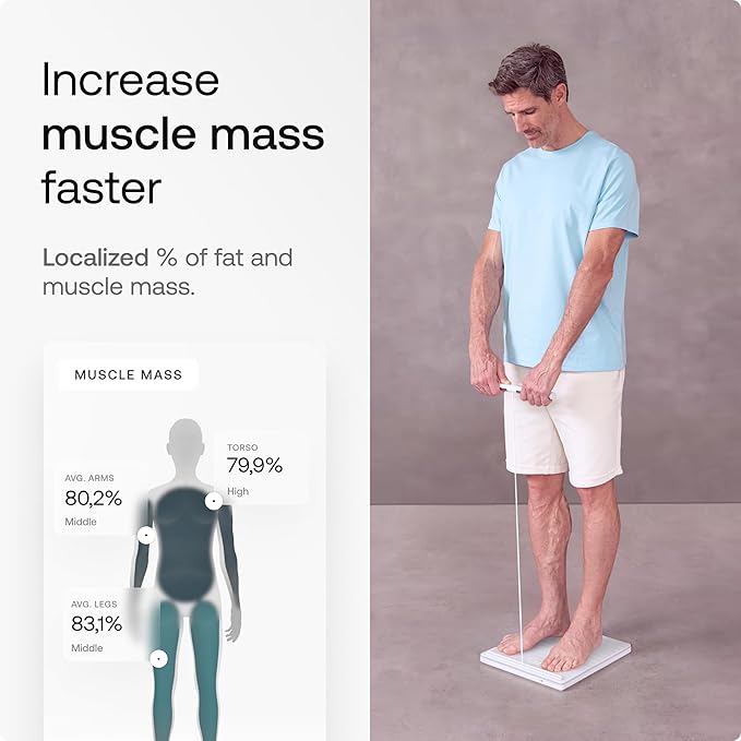 WITHINGS Smart Scales for Body Weight, FSA or HSA Eligible, Body Analysis, Fat Content, Muscle