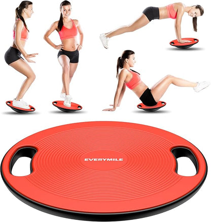 EVERYMILE Wobble Balance Board, Exercise Balance Stability Trainer Portable Balance Board with