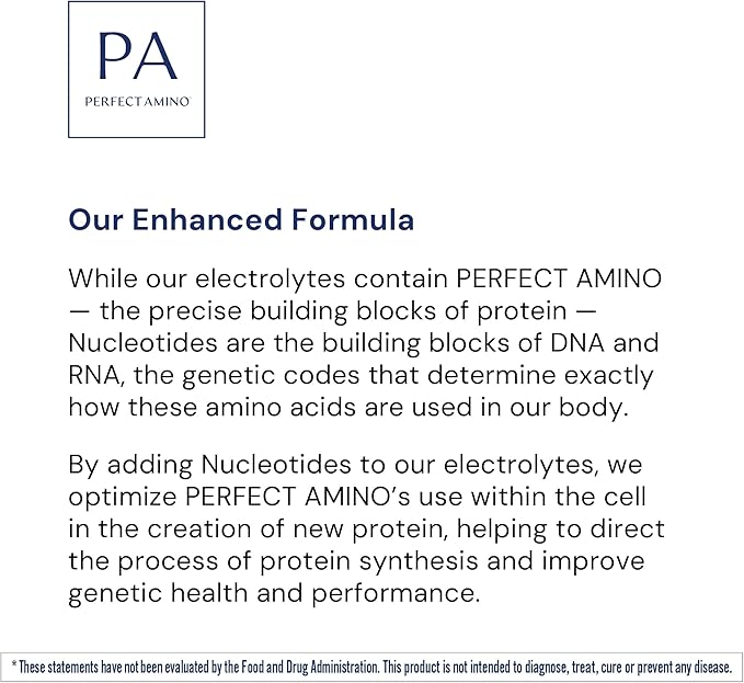 BodyHealth PerfectAmino Electrolytes Powder No Sugar, Hydration Fasting Keto Zero Sugar