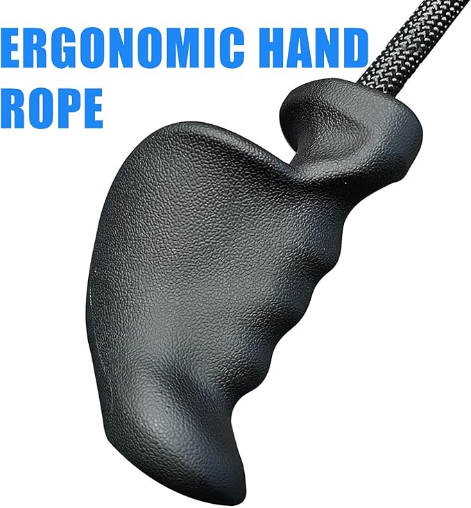 Ergonomic Tricep Rope Pulldown Attachments, Upgraded 27 32 40 & 47 Inch Extra Long Triceps Rope