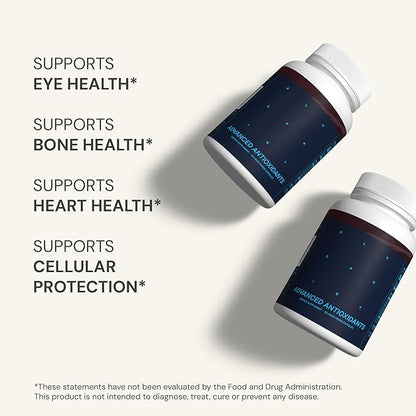 Blueprint Bryan Johnson Advanced Antioxidant Supplement ??Lutein, Zeaxanthin, Lycopene, Vitamin K1