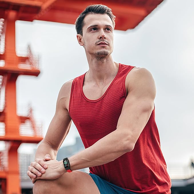 YCHDDER Solo Loop Nylon Bands Compatible with Amazfit Band 7 Straps,Soft Breathable Comfortable
