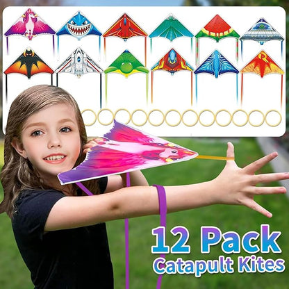 Mini Kites for Kids,Finger Launcher Kites Easy to Fly,Party Favors for Kids 4-8-12 Outdoor Toys