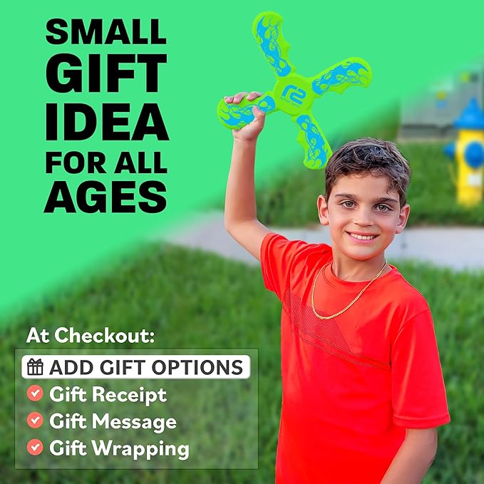 Boomerangs for Kids: Best Soft Flying Toy - Gifts for Boys & Girls All Ages - Fun Boy Stocking
