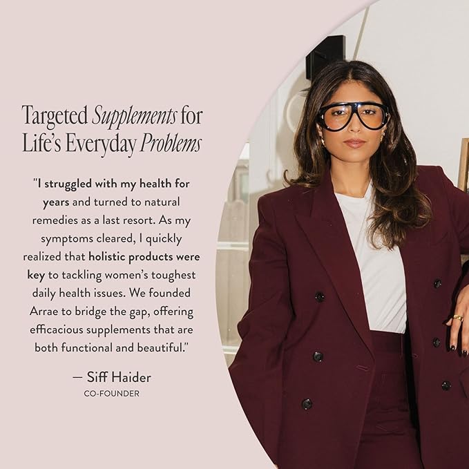 Arrae Fast-Acting Bloating Relief Digestive Enzymes, All Natural Bloat, Gas & Indigestion Relief