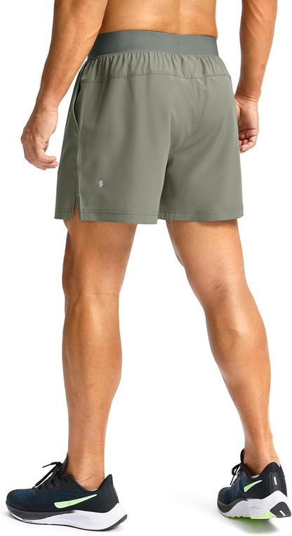 Men's Running Shorts with Zipper Pockets 9 Inch/ 7 Inch / 5 Inch Lightweight Quick Dry Gym Workout