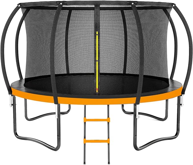 Trampoline 8FT 10FT 12FT 14FT 16FT, Outdoor Trampolines for Kids and Adults, Recreational