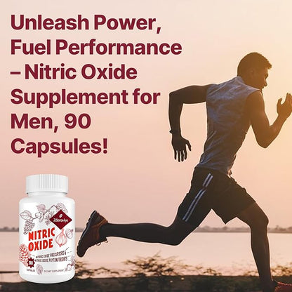 Nitric Oxide Supplement for Men, 90 Capsules (2 Pack)