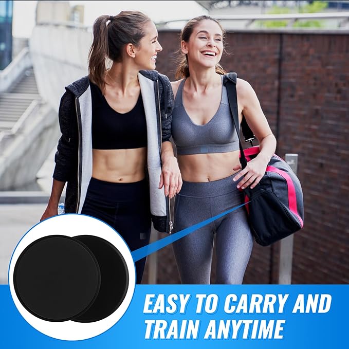 Wettarn 24 Pcs Core Sliders for Working Out Abdominal Exercise Gliding Discs Dual Sided Workout