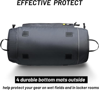 MIER Large Duffel Bag Men's Gym Bag with Shoe Compartment, 60L
