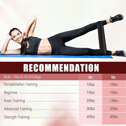 Deekin 20 Pcs Resistance Bands Resistance Loop Exercise Bands Exercise Equipment Elastic Drap Ring