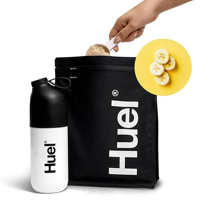 Huel Black Edition | Banana 40g Vegan Protein Powder | Nutritionally Complete Meal | 27 Vitamins