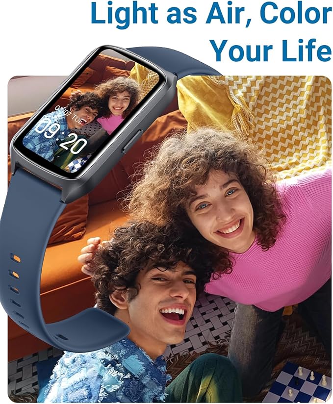 Health Fitness Tracker with 24/7 Heart Rate, Blood Oxygen, Blood Pressure, Sleep Tracker, 5ATM